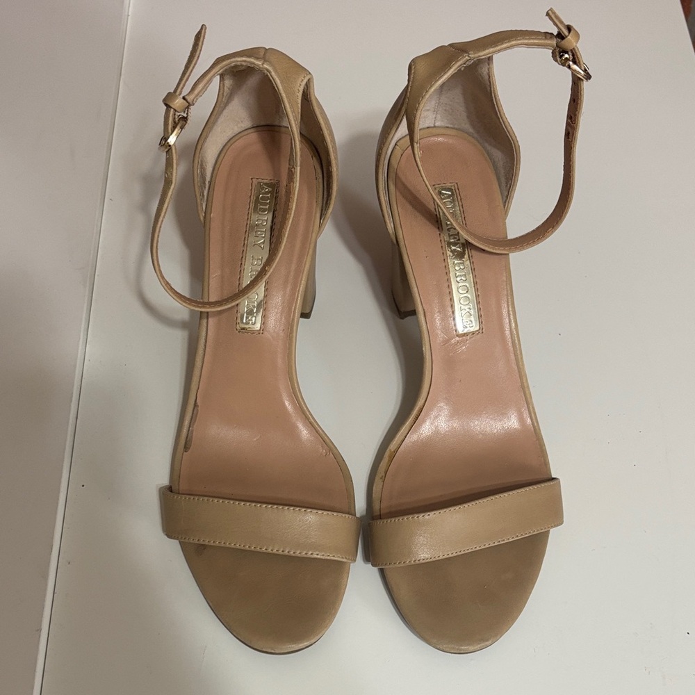 Tan Leather Women's Heels
